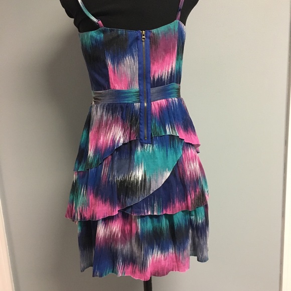 ROXY Summer Multi-Colour Layered Strappy Sundress - Picture 6 of 8